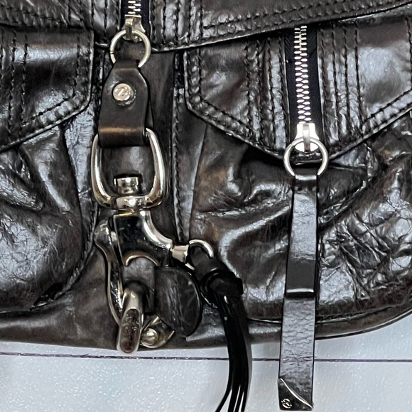 FRANCESCO BIASIA BROWN LEATHER BAG - Picture 3 of 15